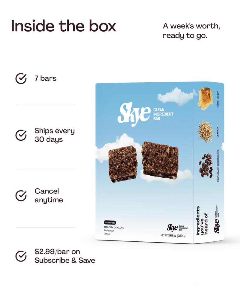 Dark Chocolate  Clean Ingredient Bar - Wholesale Case (24 Boxes)
