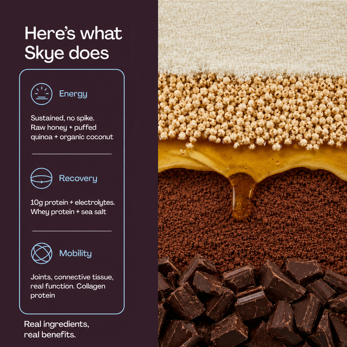 Dark Chocolate Clean Ingredient Bar