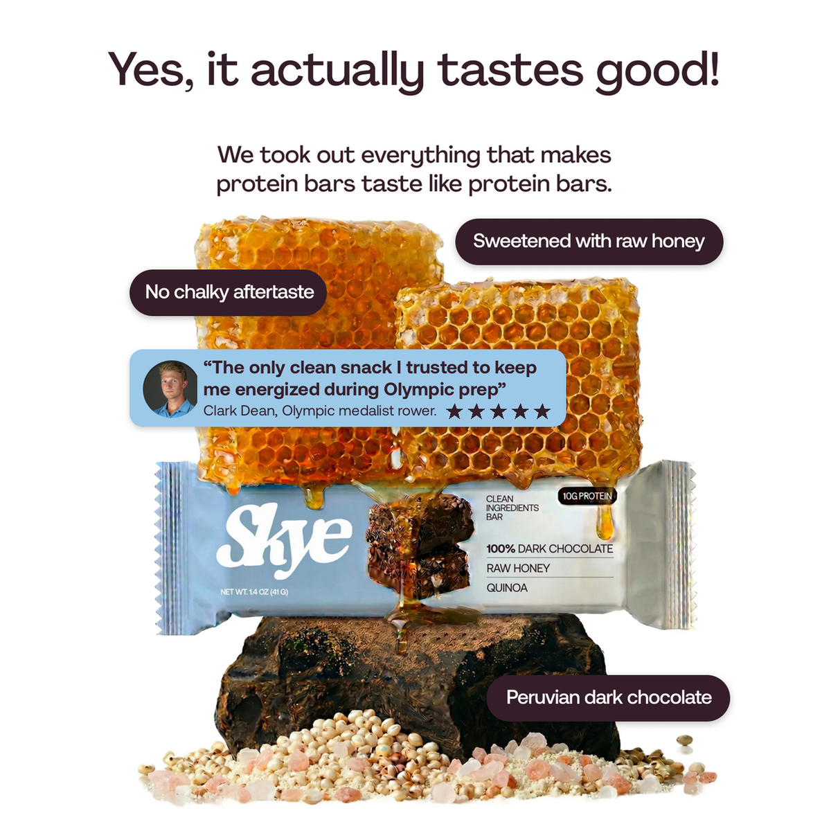 Dark Chocolate Clean Ingredient Bar