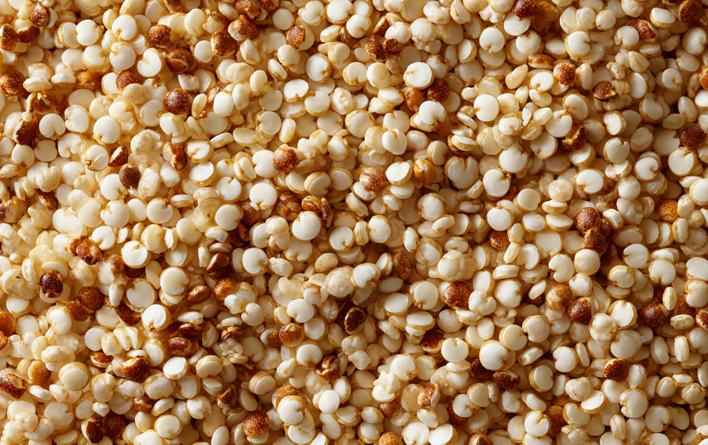 Puffed Quinoa background
