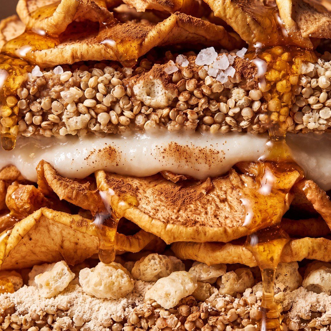 Apple Cinnamon, layer by layer