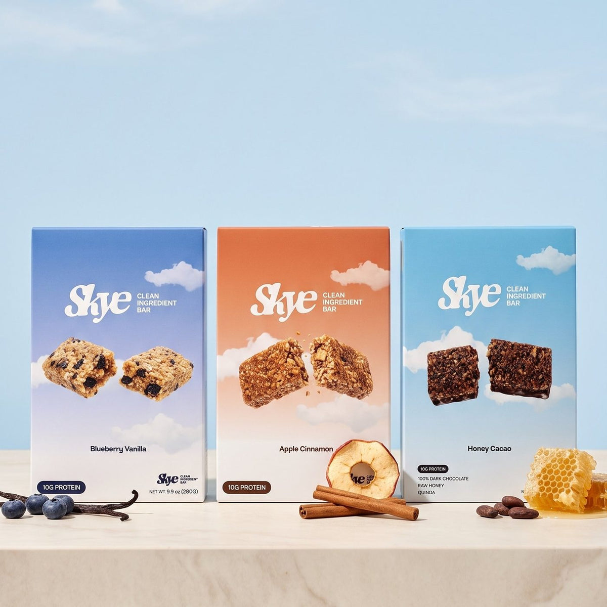 All three Skye flavors together